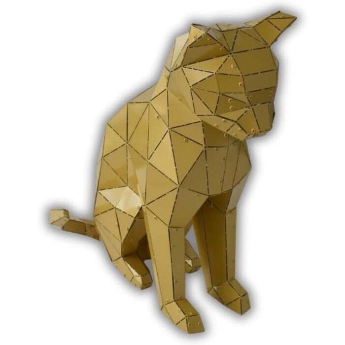 Contemporary Cat Statue