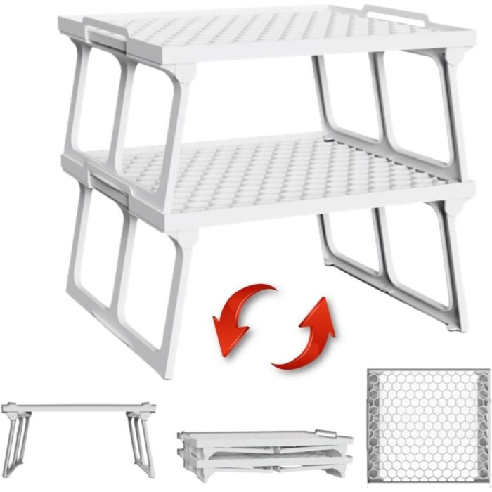 Plastic Kitchen Cabinet Shelf Organizer