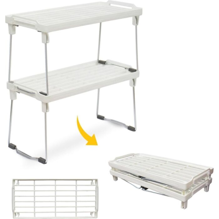 Plastic Kitchen Cabinet Shelf Organizer