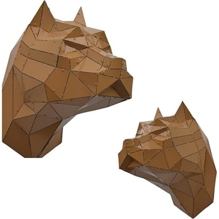 Pitbull 3D Wall Sculpture