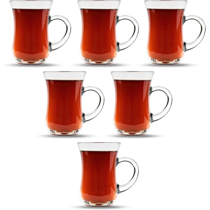 Turkish Tea Glasses With Handle